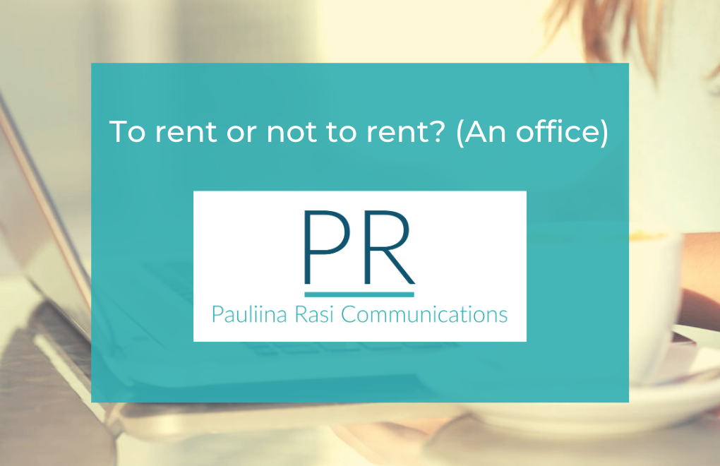 To rent or not to rent? (An office)