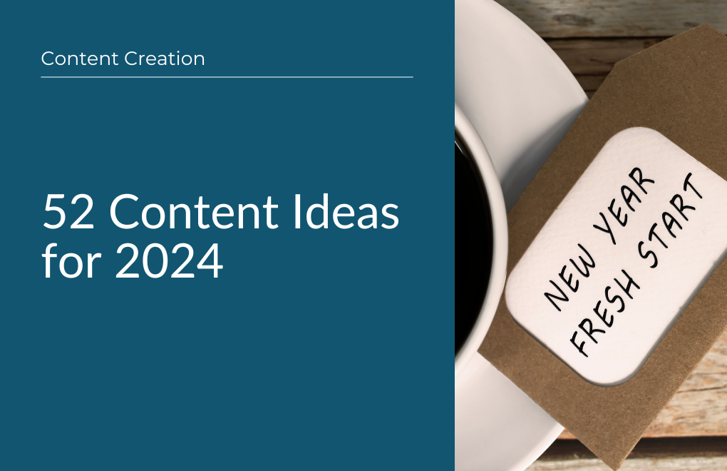 52 Content Ideas for 2024