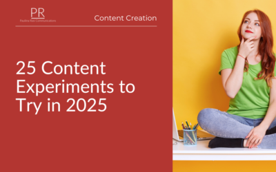 25 Content Experiments to Try in 2025